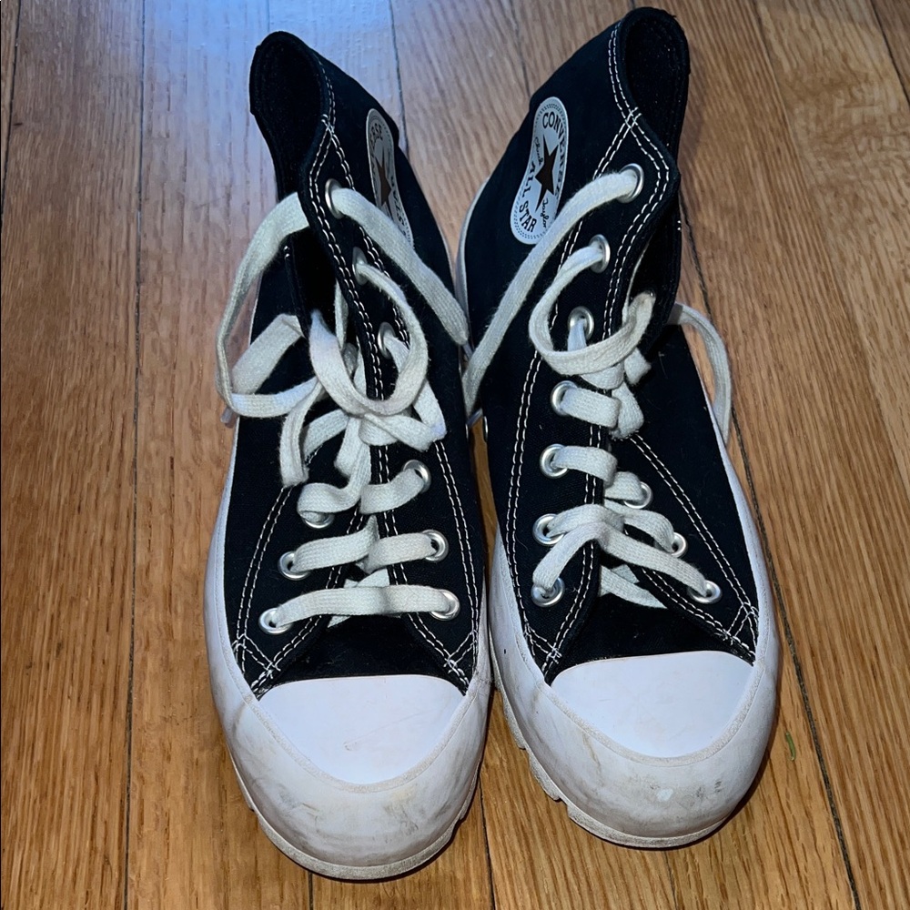 Converse Black and White High-Tops